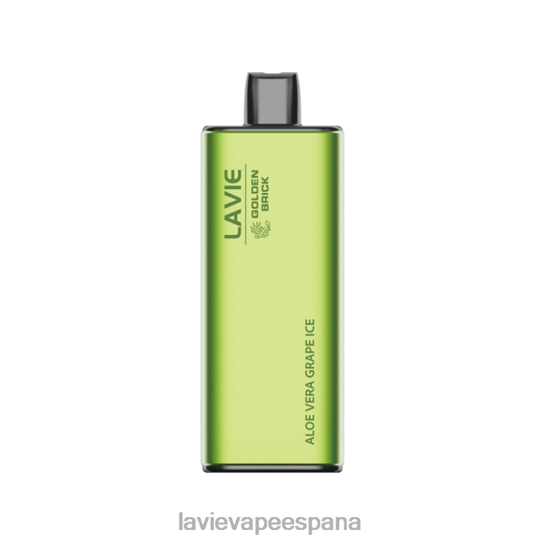 LAVIE Vape España - LAVIE GOLDEN BRICK 10000 bocanadas hielo de uva aloe vera P008B51