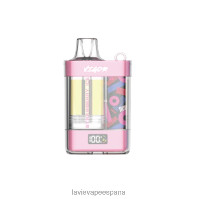 Vape LAVIE Precio - LAVIE VIGOR 15000 bocanadas hielo de fresa P008B1