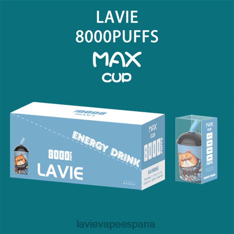 LAVIE Vape Sabores - LAVIE Max Cup 8000 bocanadas bebida energética P008B259